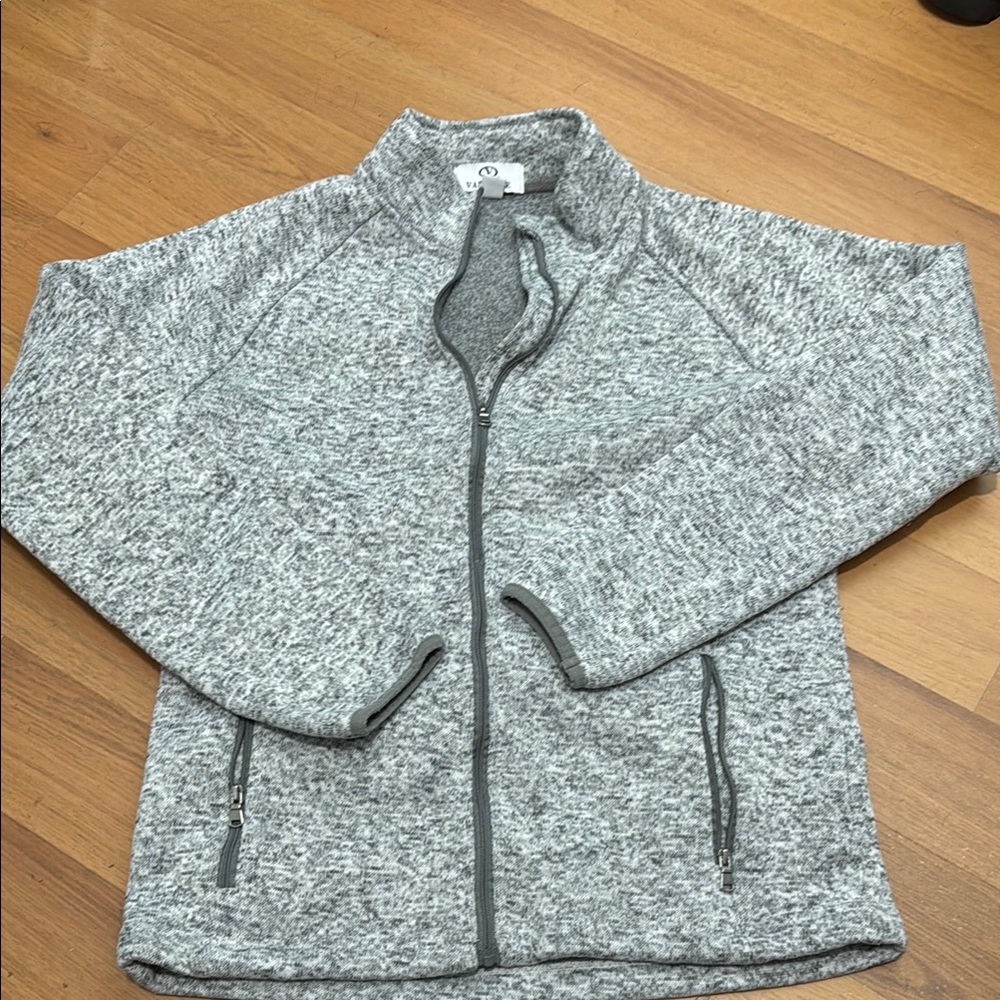 Gray Full-Zip Jacket